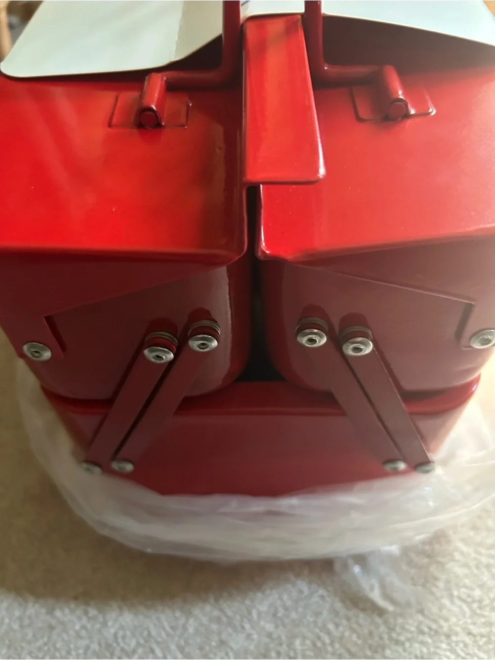 Brightroom Metal Holiday Accessories Organizer. 9.6” H x 10” W x 6.4” D